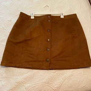 Old Navy size 18 suede skirt